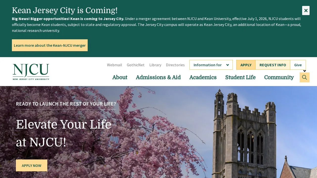 New Jersey City University campus