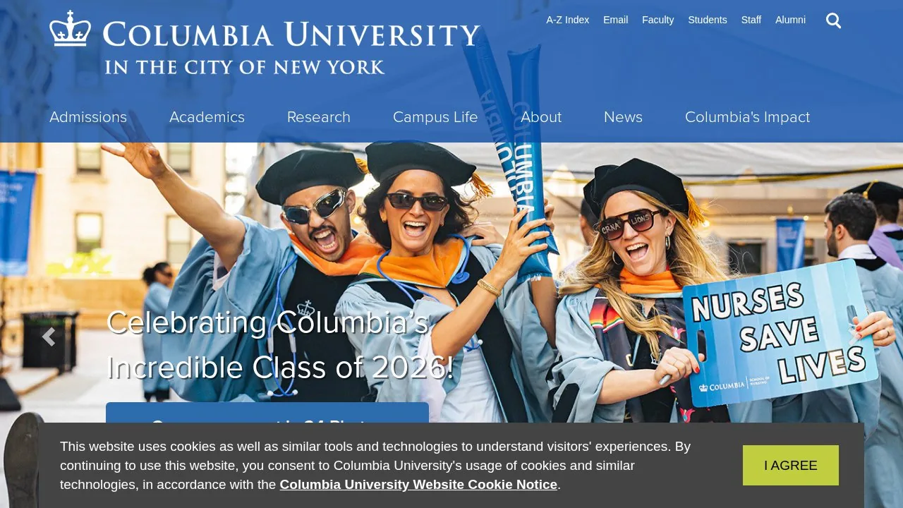 Columbia University campus