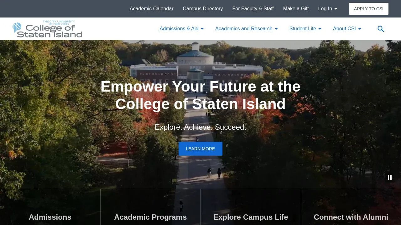 City University of New York: College of Staten Island campus