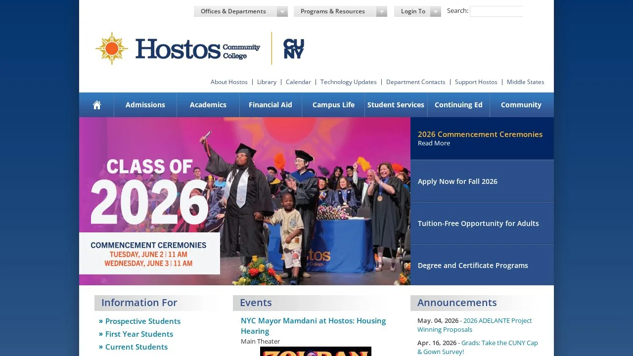 City University of New York: Hostos Community College campus
