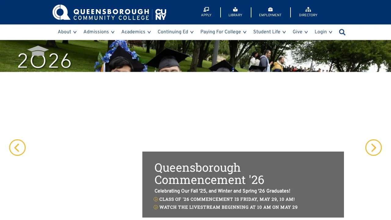 City University of New York: Queensborough Community College campus
