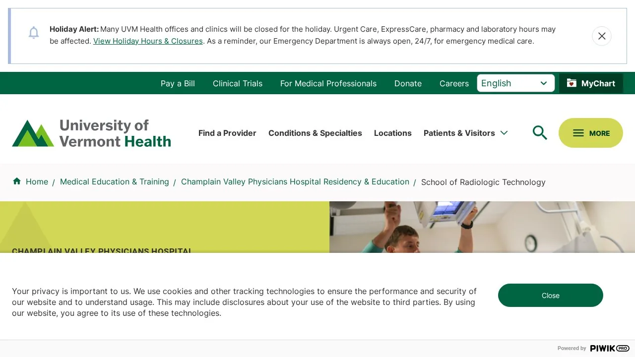 CVPH School of Radiologic Technology campus