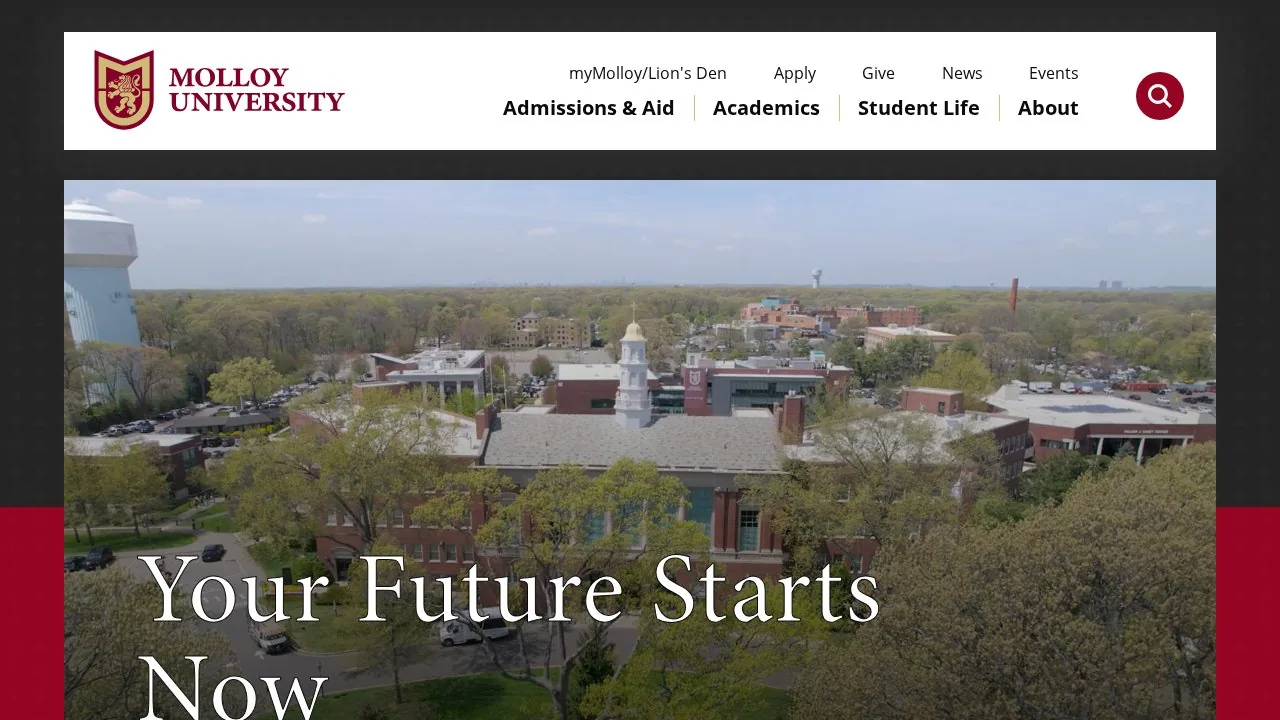 Molloy University campus