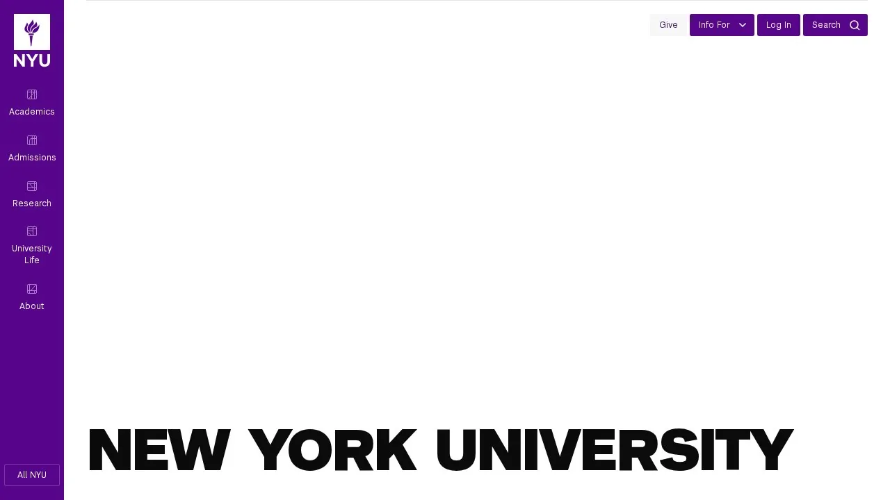 New York University campus