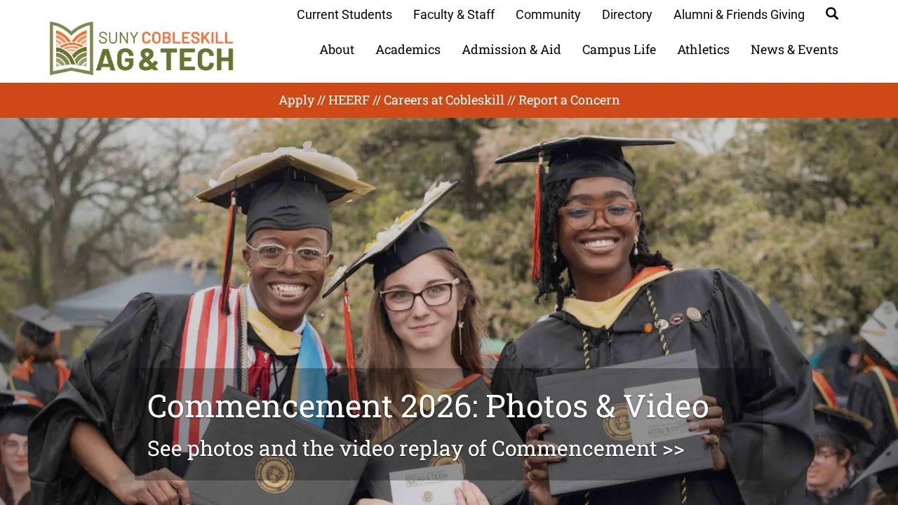 SUNY College of Agriculture and Technology at Cobleskill campus