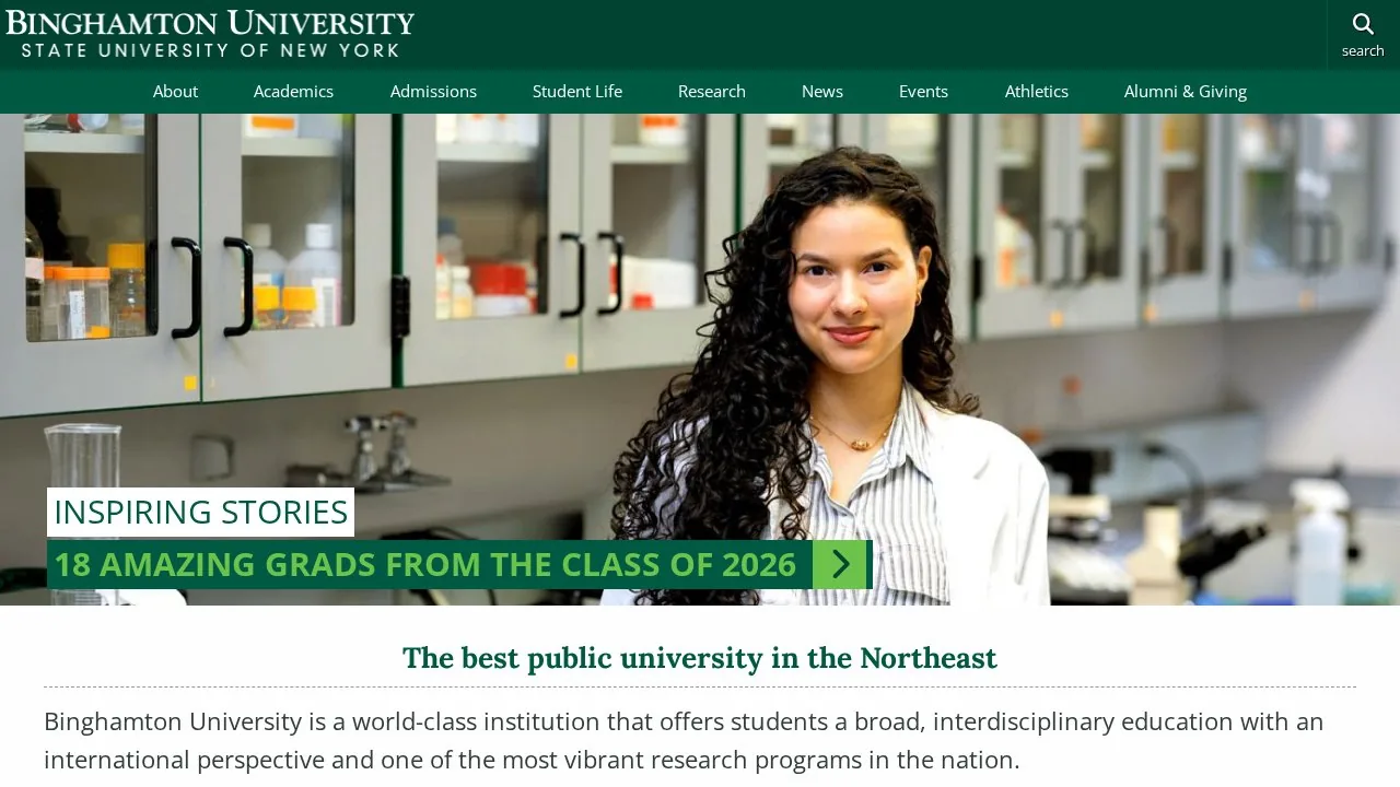 SUNY At Binghamton campus