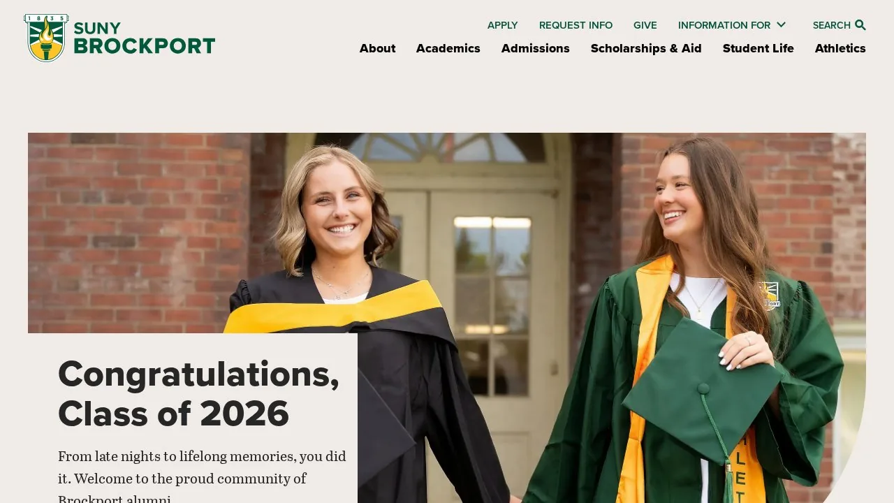 SUNY College at Brockport campus