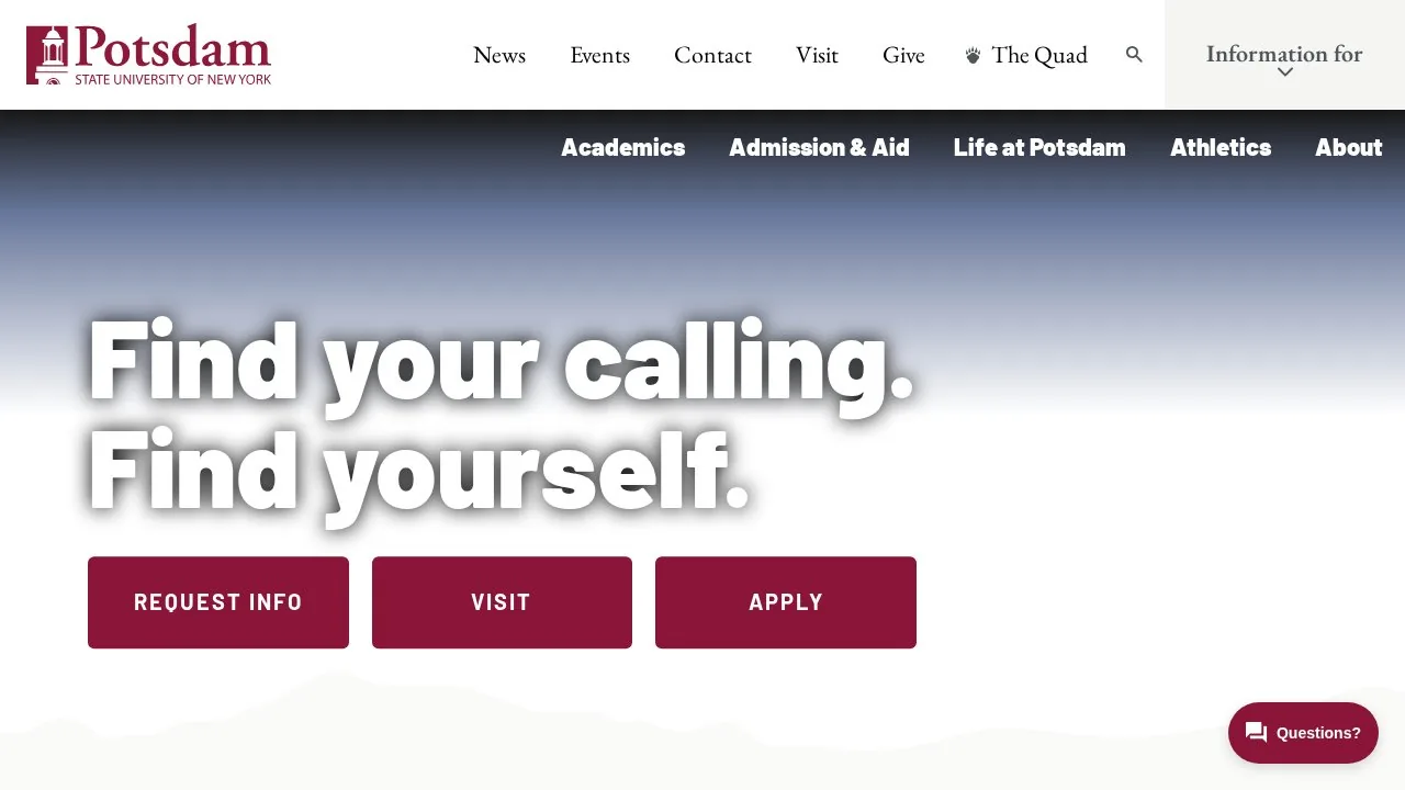 SUNY College at Potsdam campus