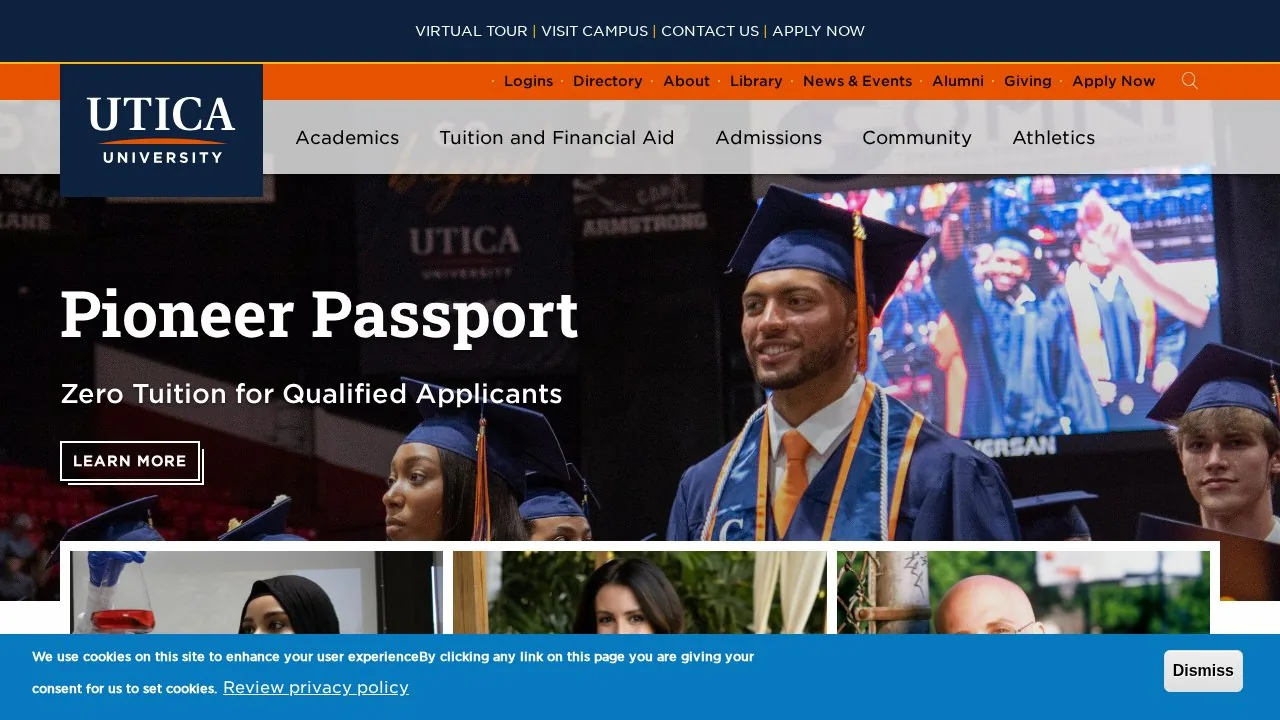 Utica University campus