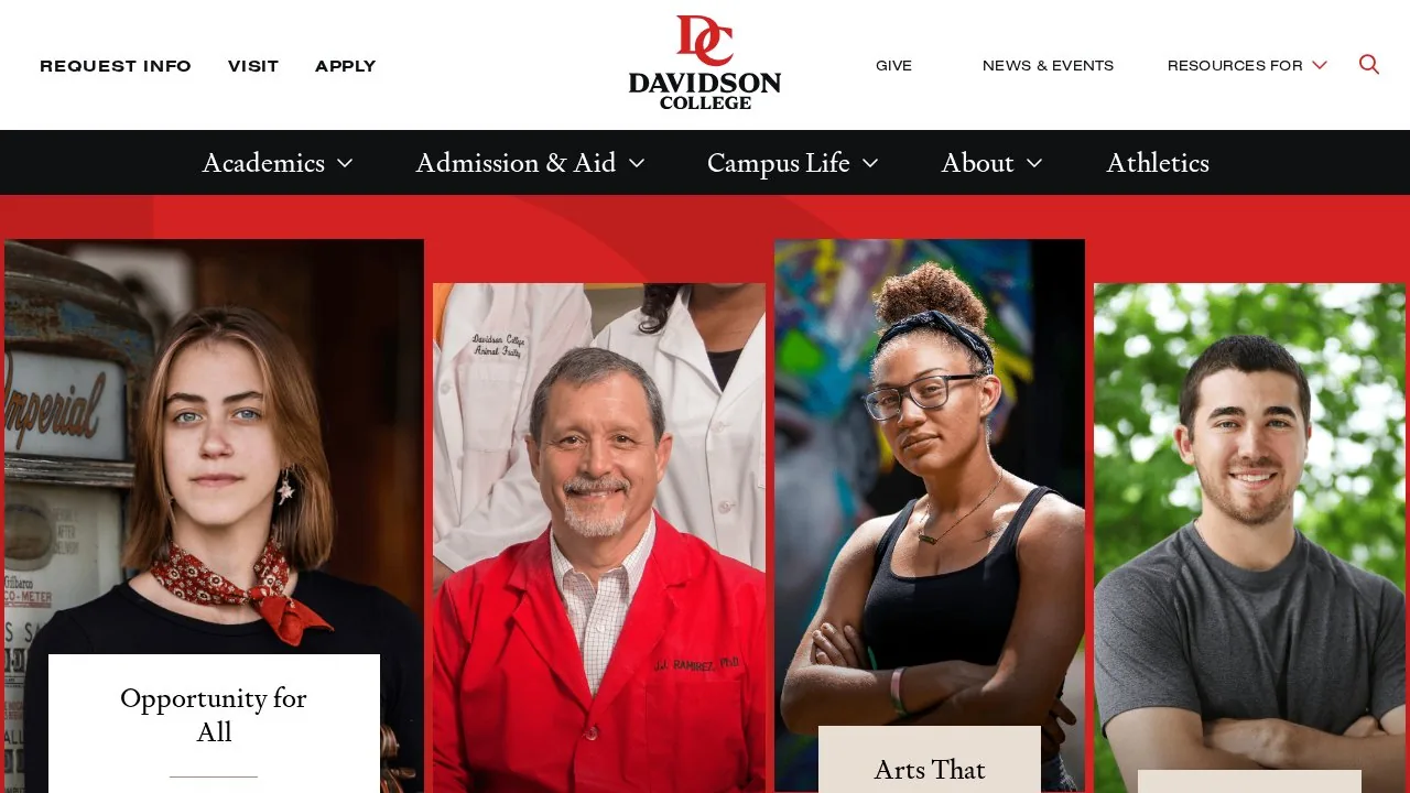 Davidson College campus