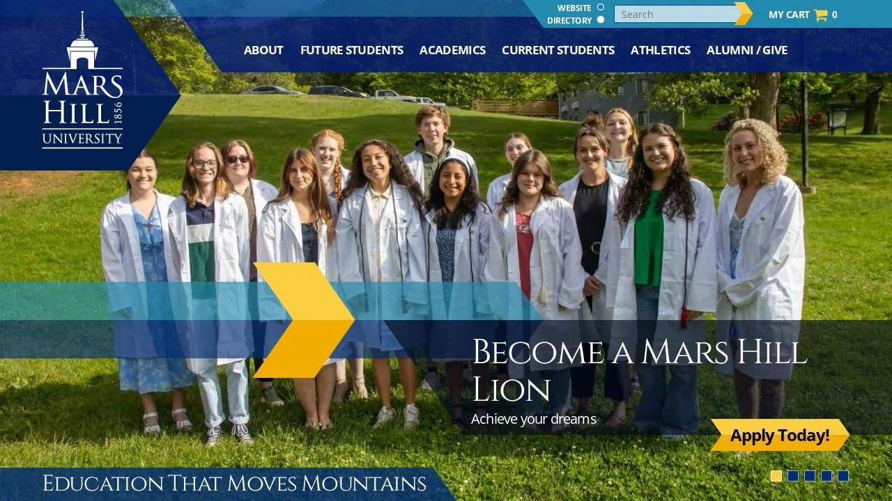 Mars Hill University campus