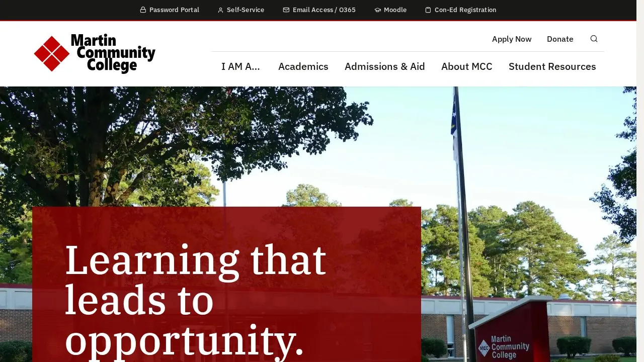 Martin Community College campus