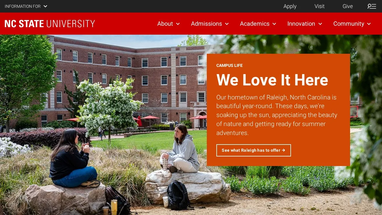 North Carolina State University campus