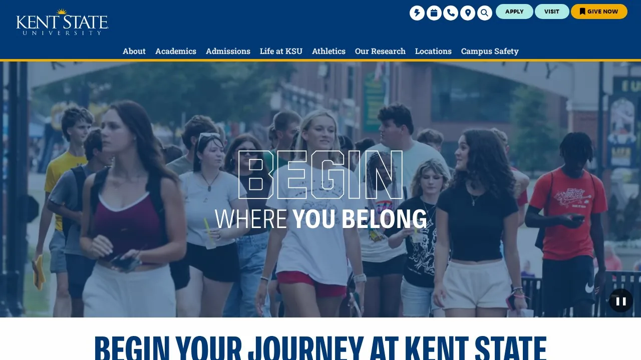 Kent State University campus