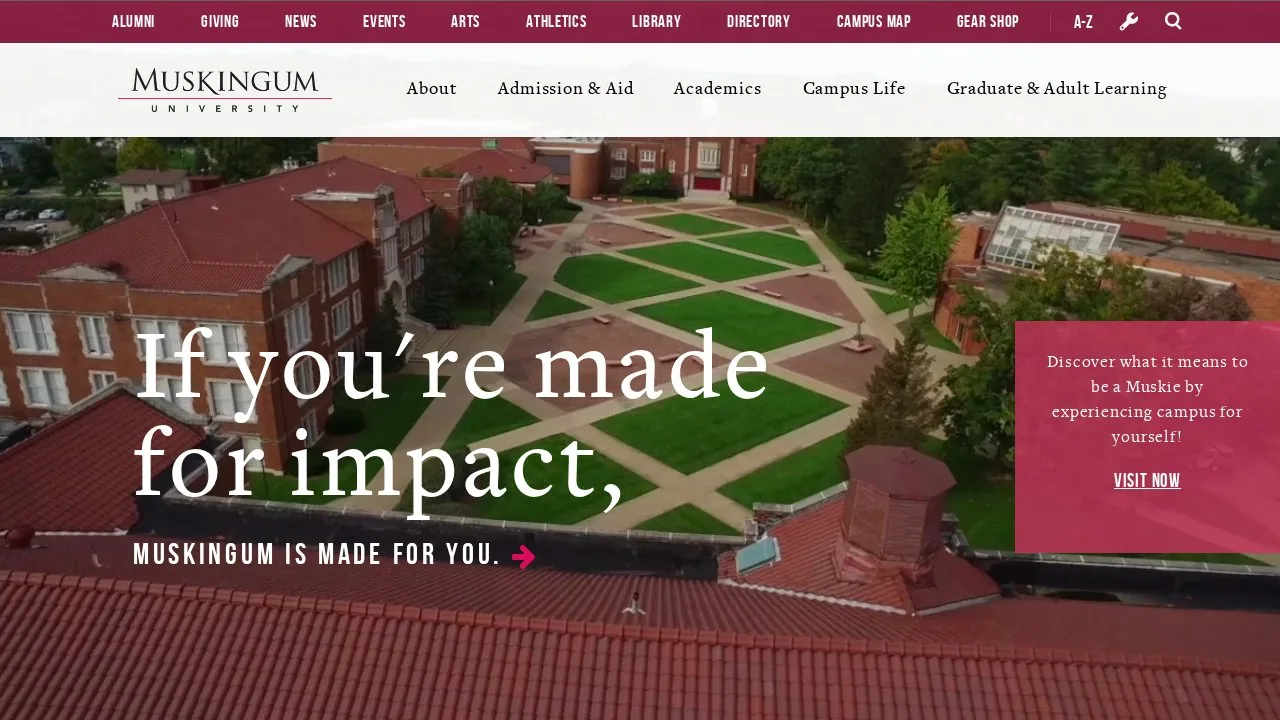 Muskingum University campus
