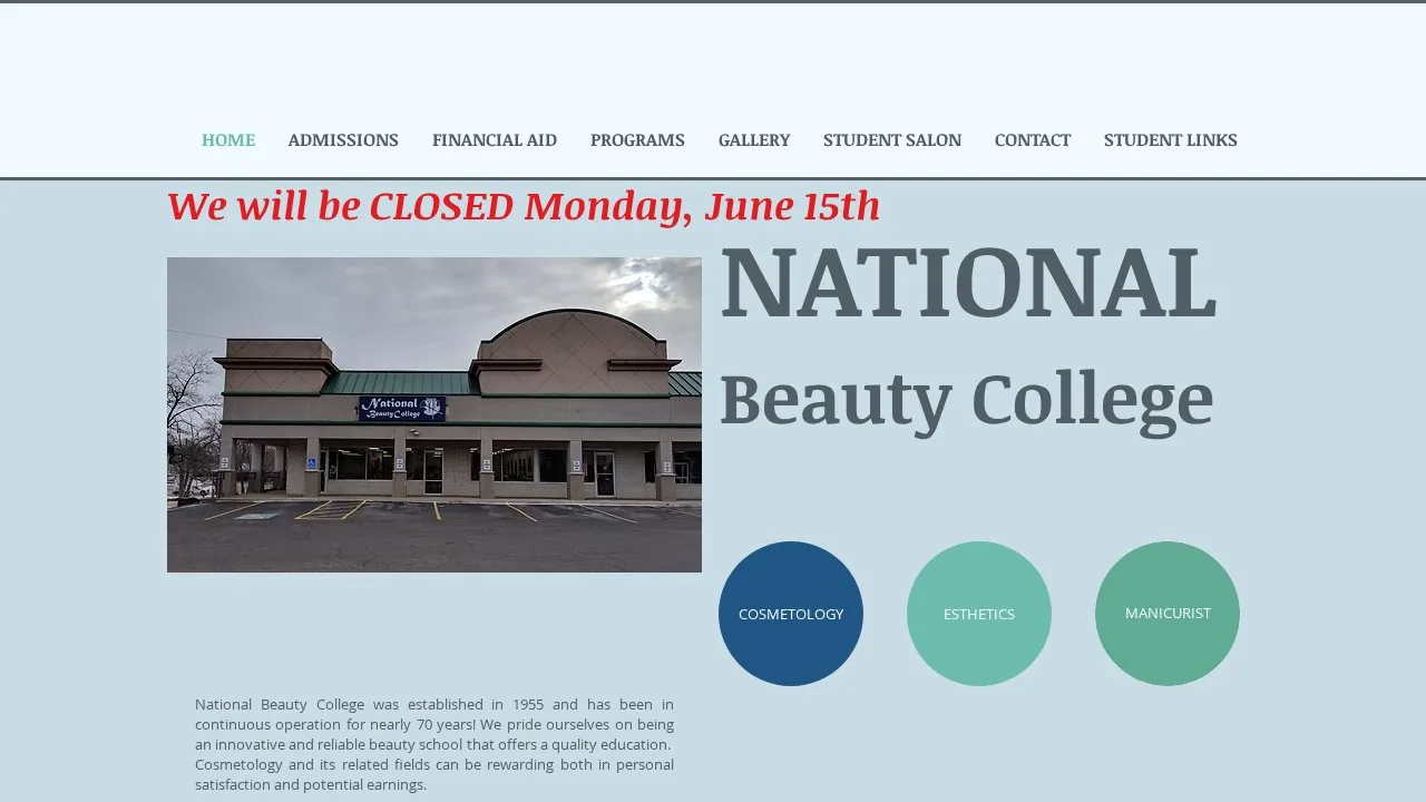 National Beauty College campus