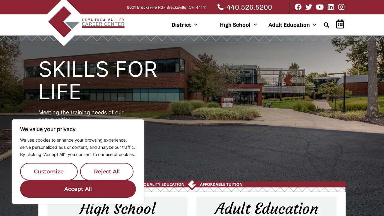Cuyahoga Valley Career Center campus