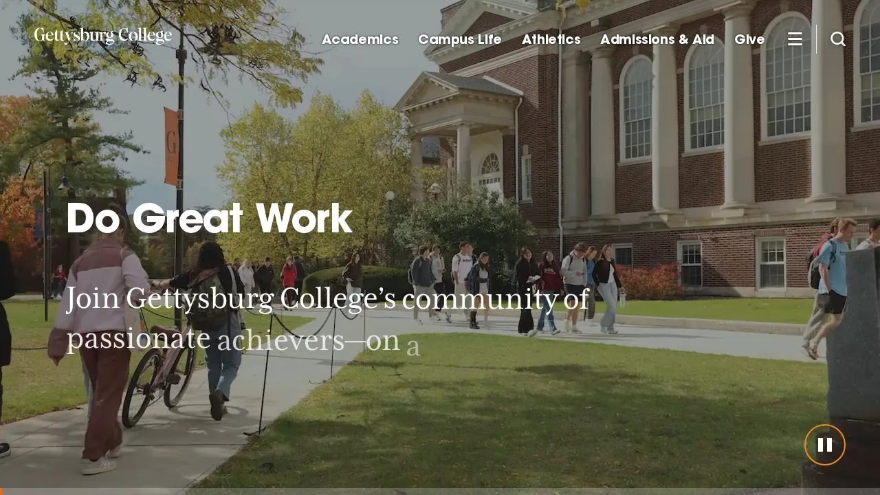 Gettysburg College campus
