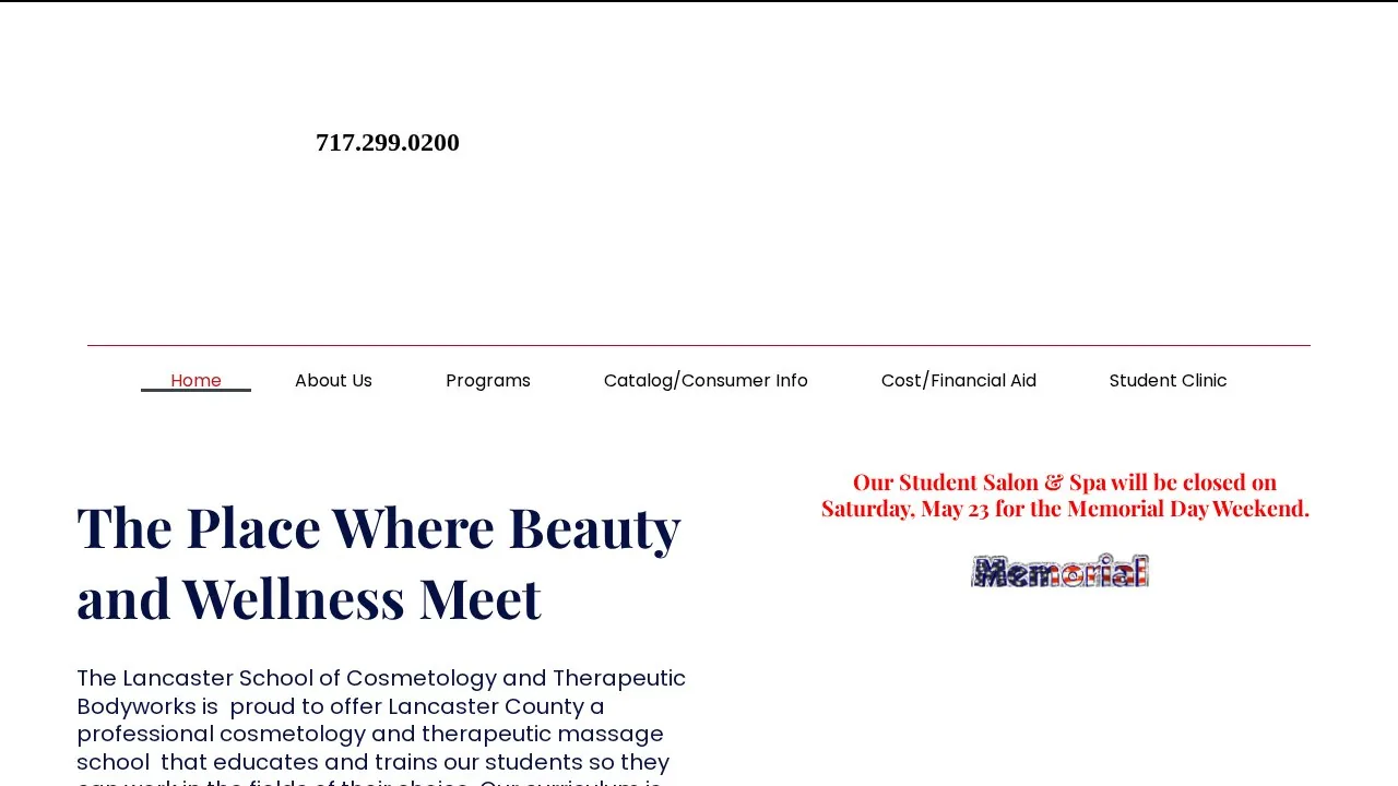 Lancaster School Of Cosmetology And Therapeutic Bodywork campus