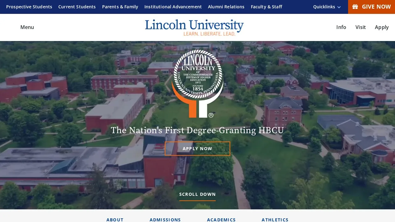 Lincoln University campus