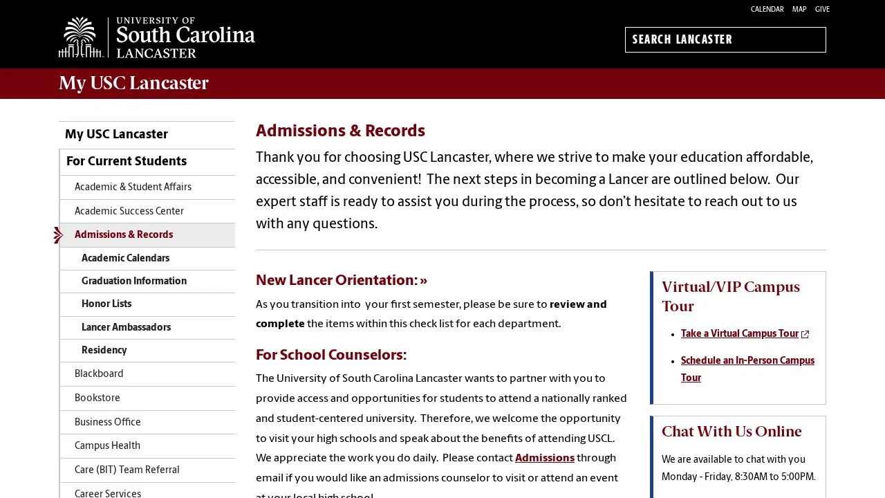University of South Carolina: Lancaster campus