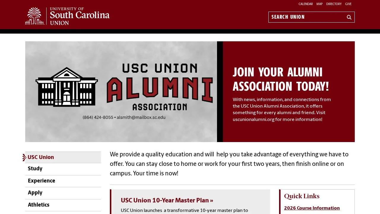 University of South Carolina: Union campus