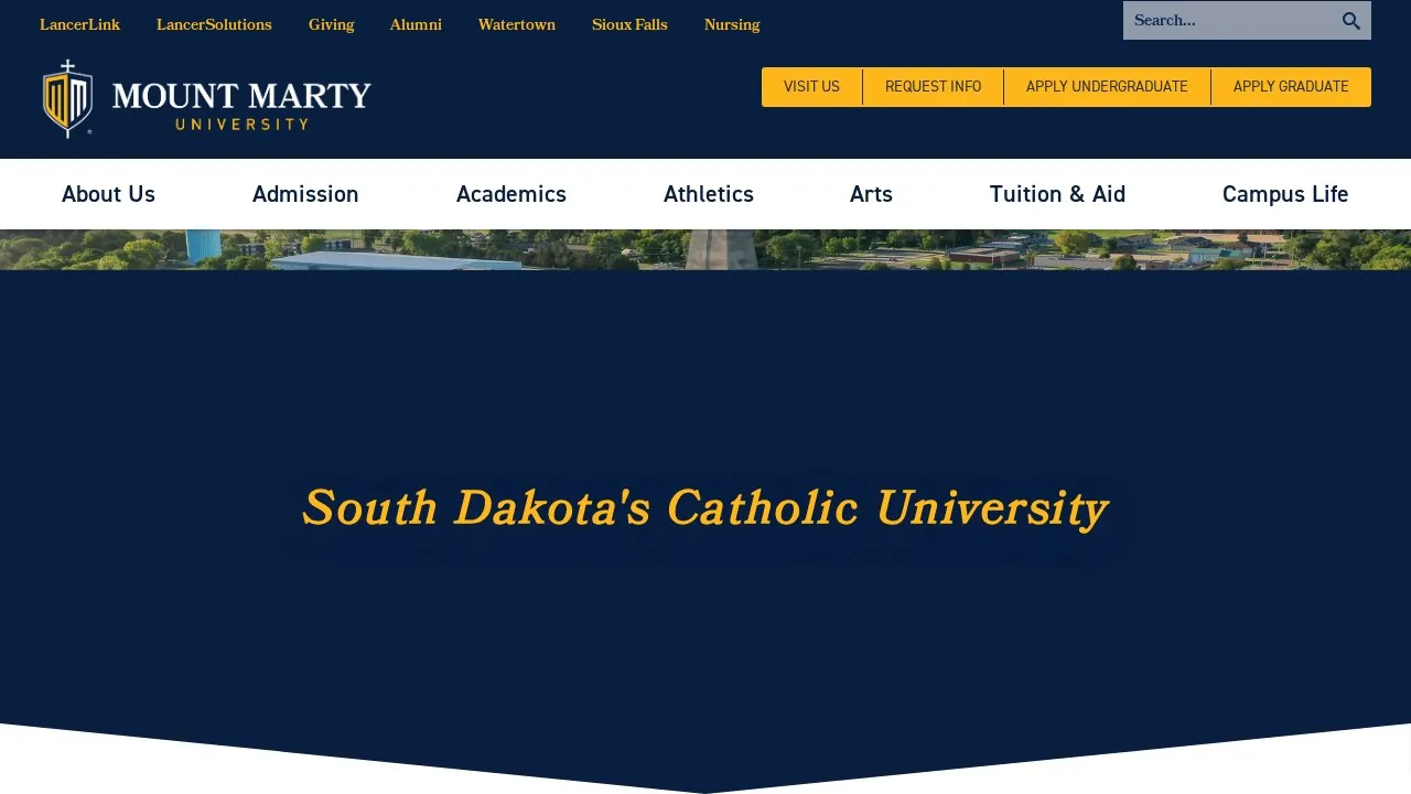 Mount Marty University campus