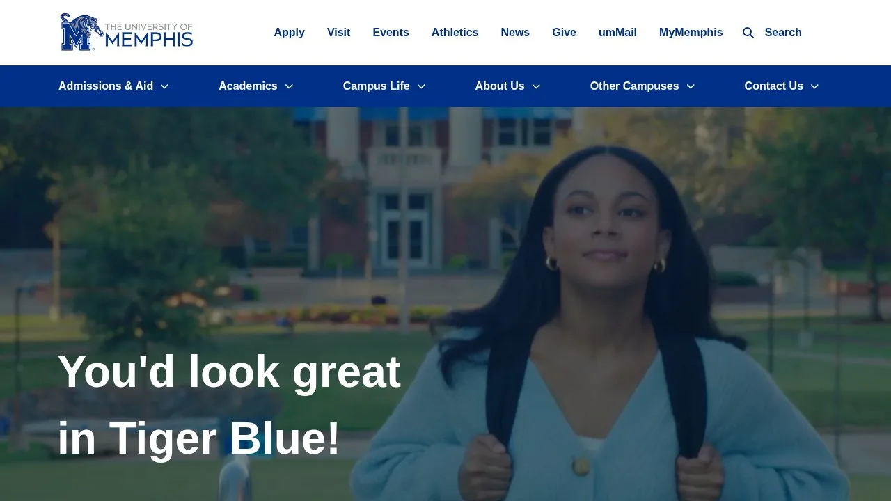 University of Memphis campus