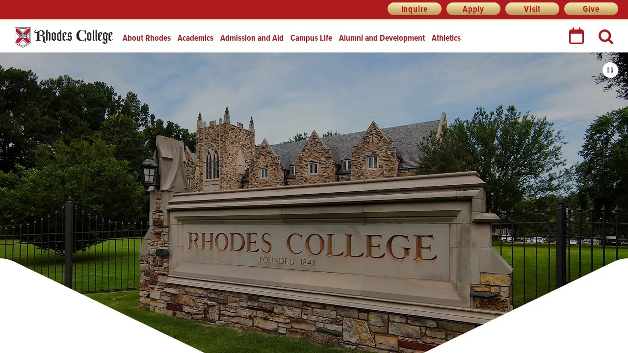 Rhodes College campus