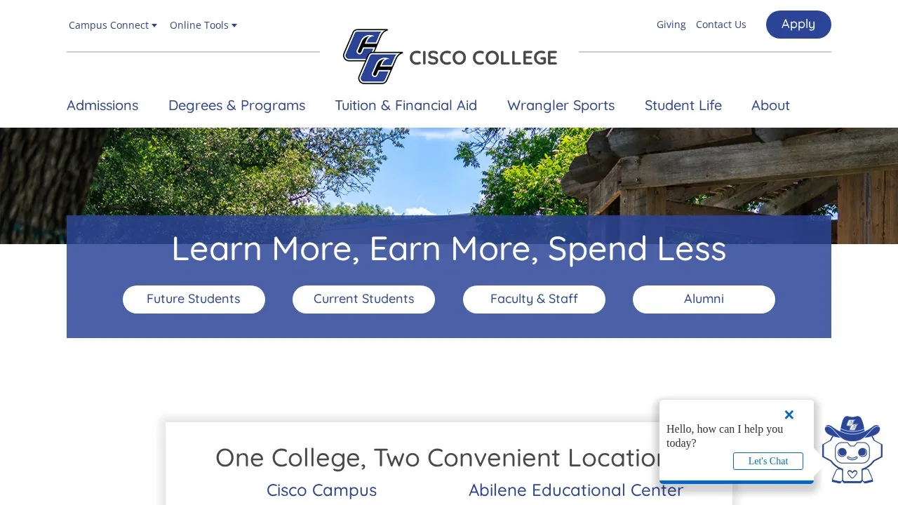 Cisco College campus
