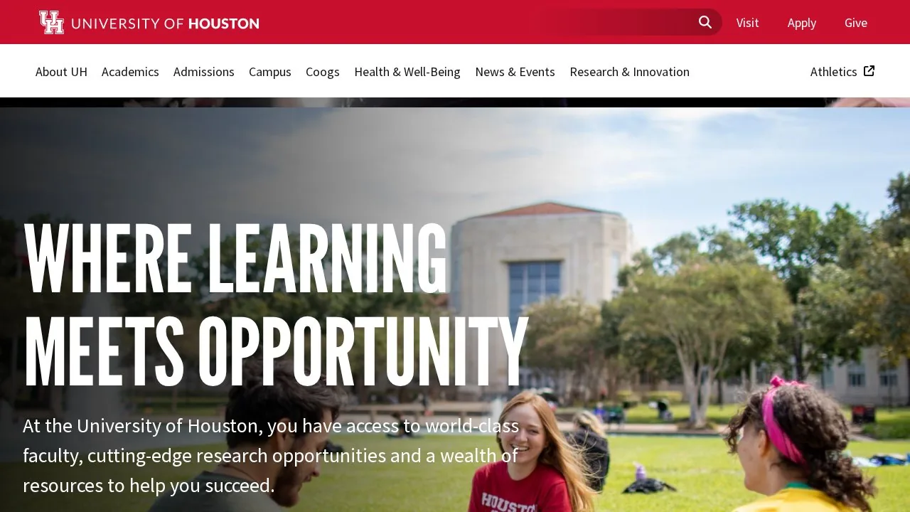 University of Houston campus