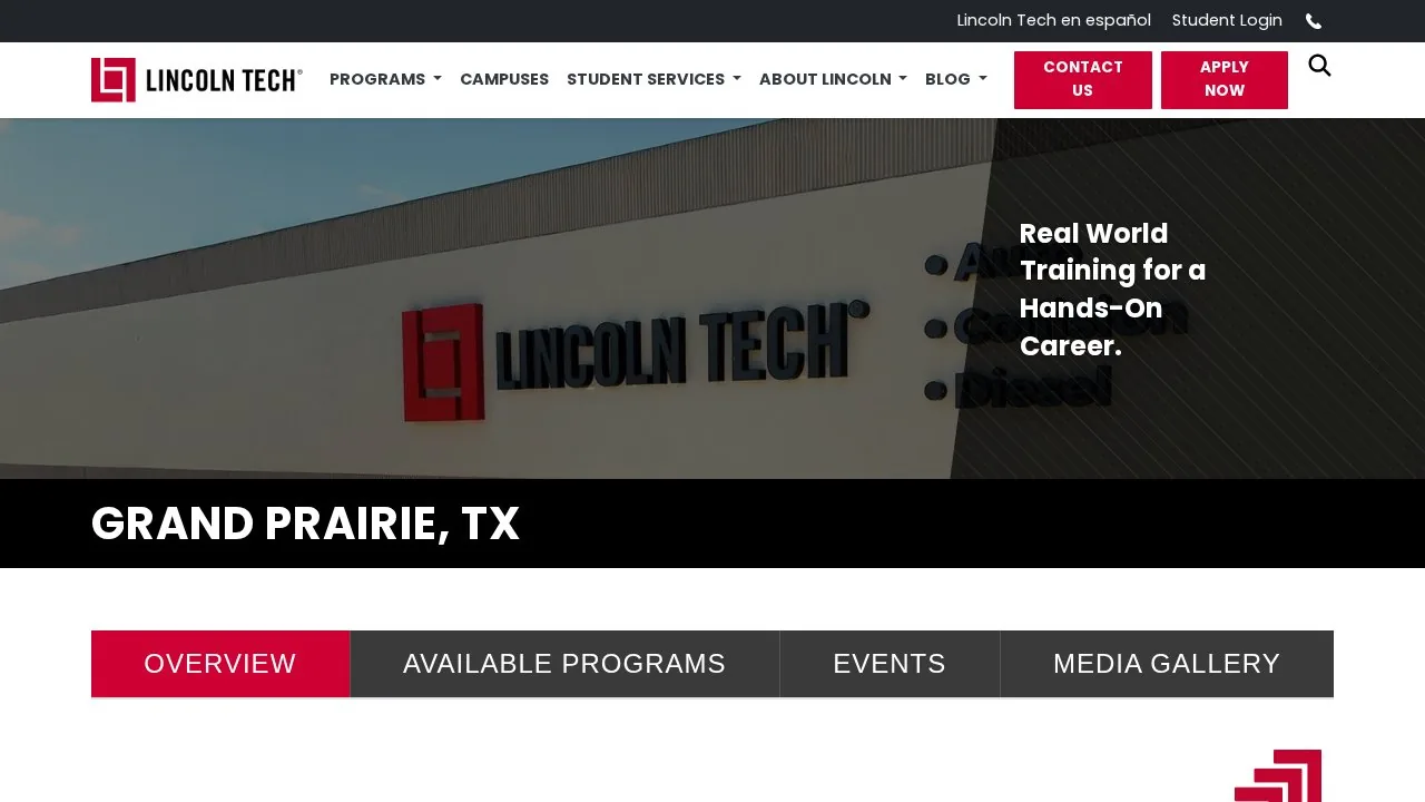 Lincoln College of Technology: Grand Prairie campus