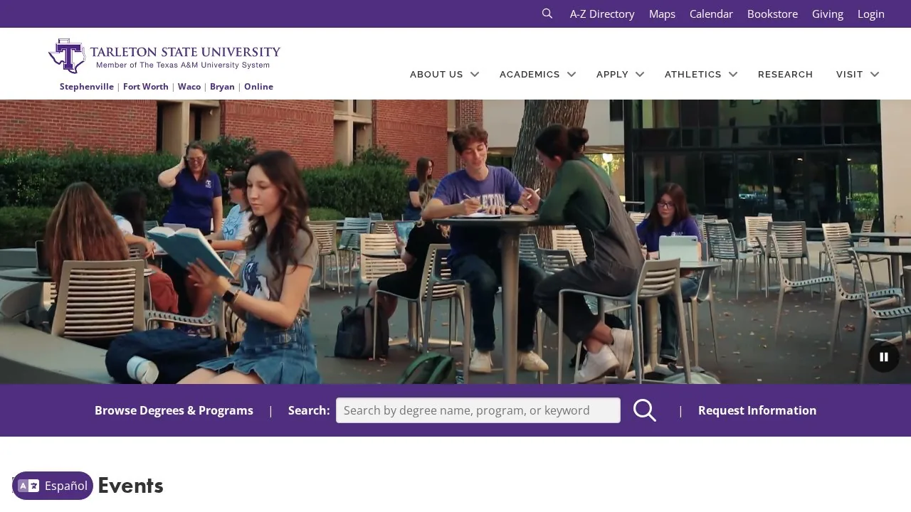 Tarleton State University campus