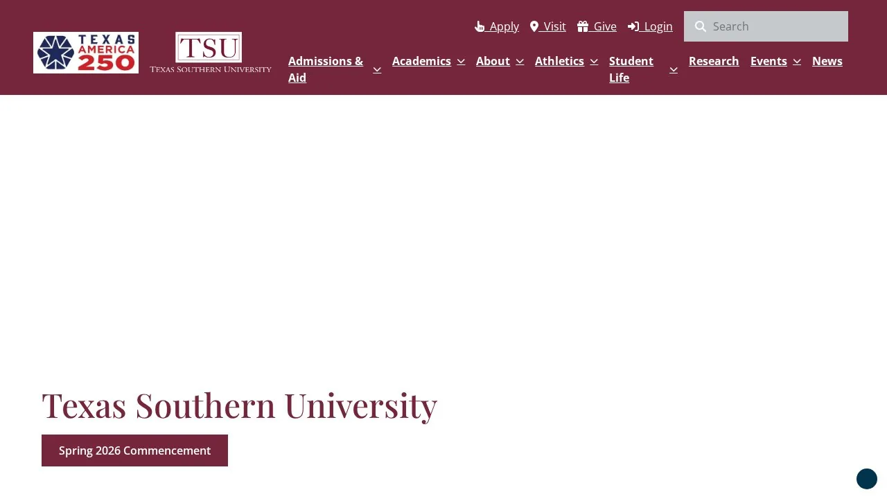 Texas Southern University campus