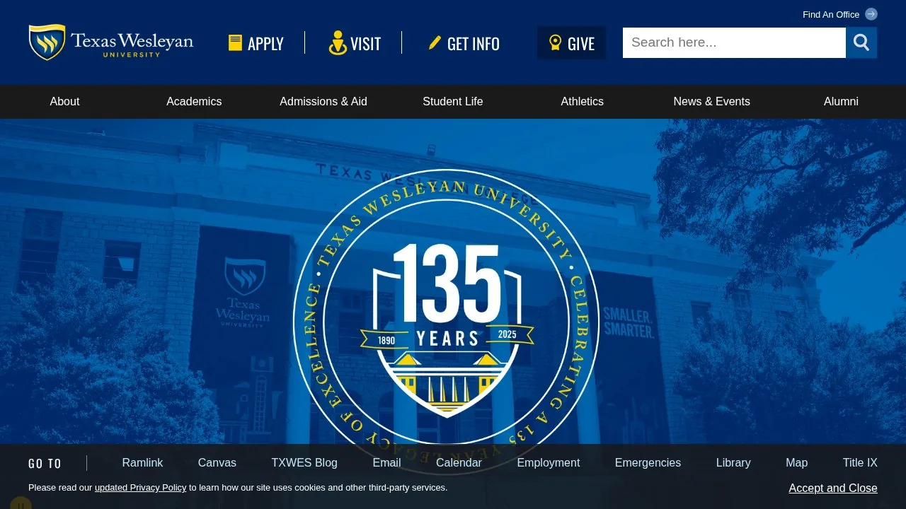 Texas Wesleyan University campus