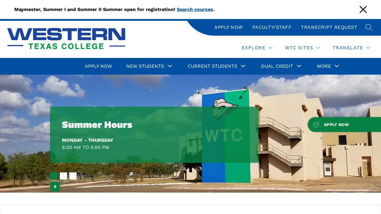 Western Texas College campus