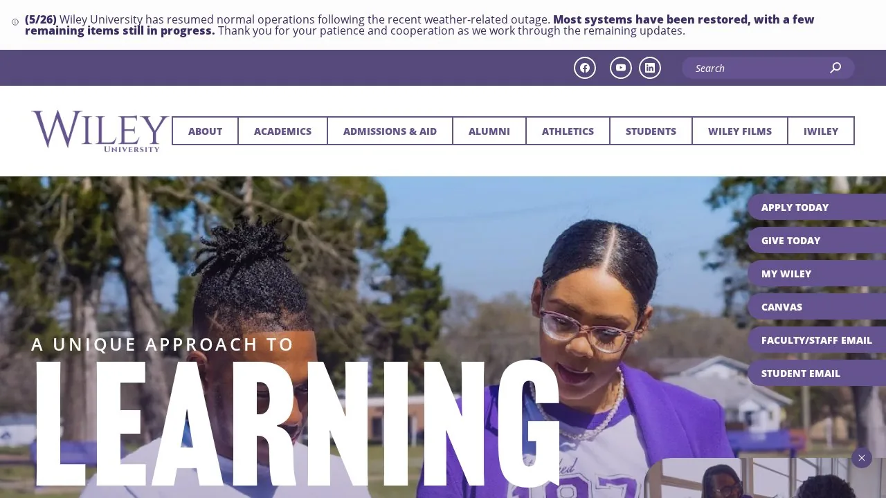 Wiley College campus