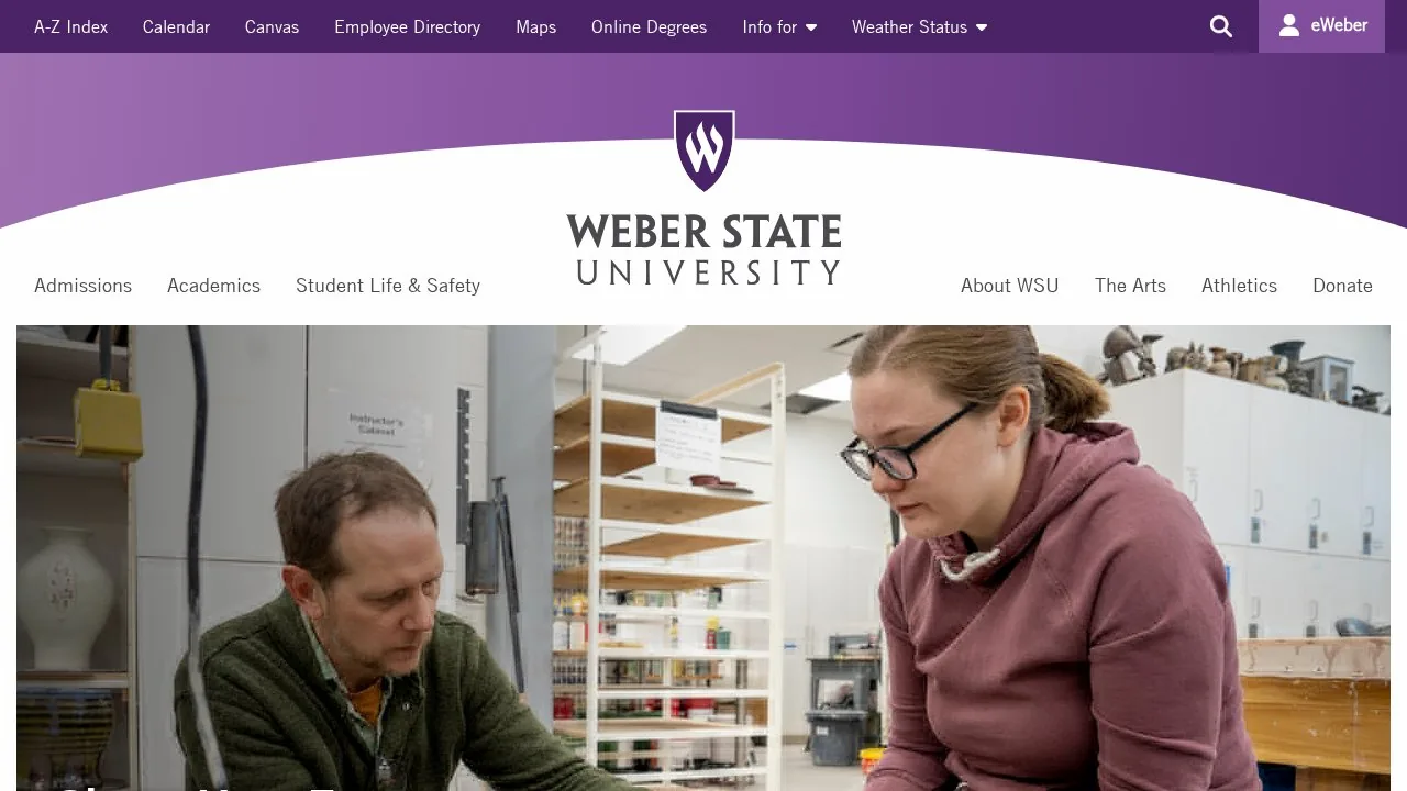 Weber State University campus