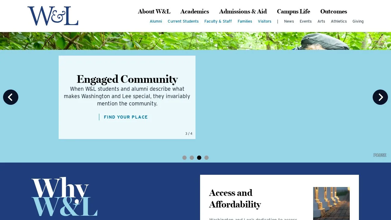 Washington and Lee University campus
