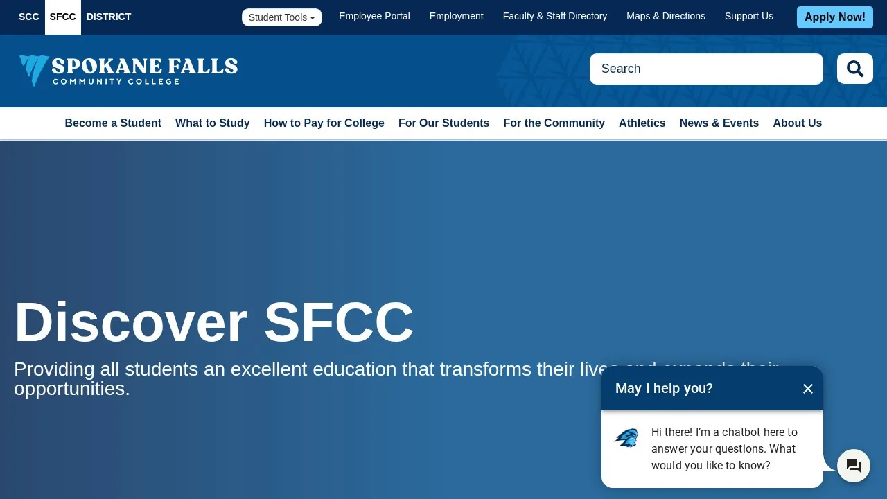 Spokane Falls Community College campus
