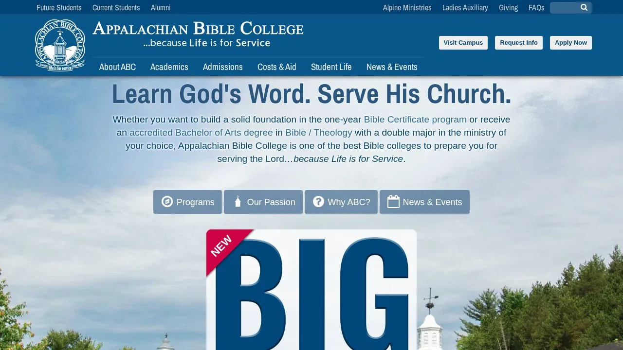 Appalachian Bible College campus