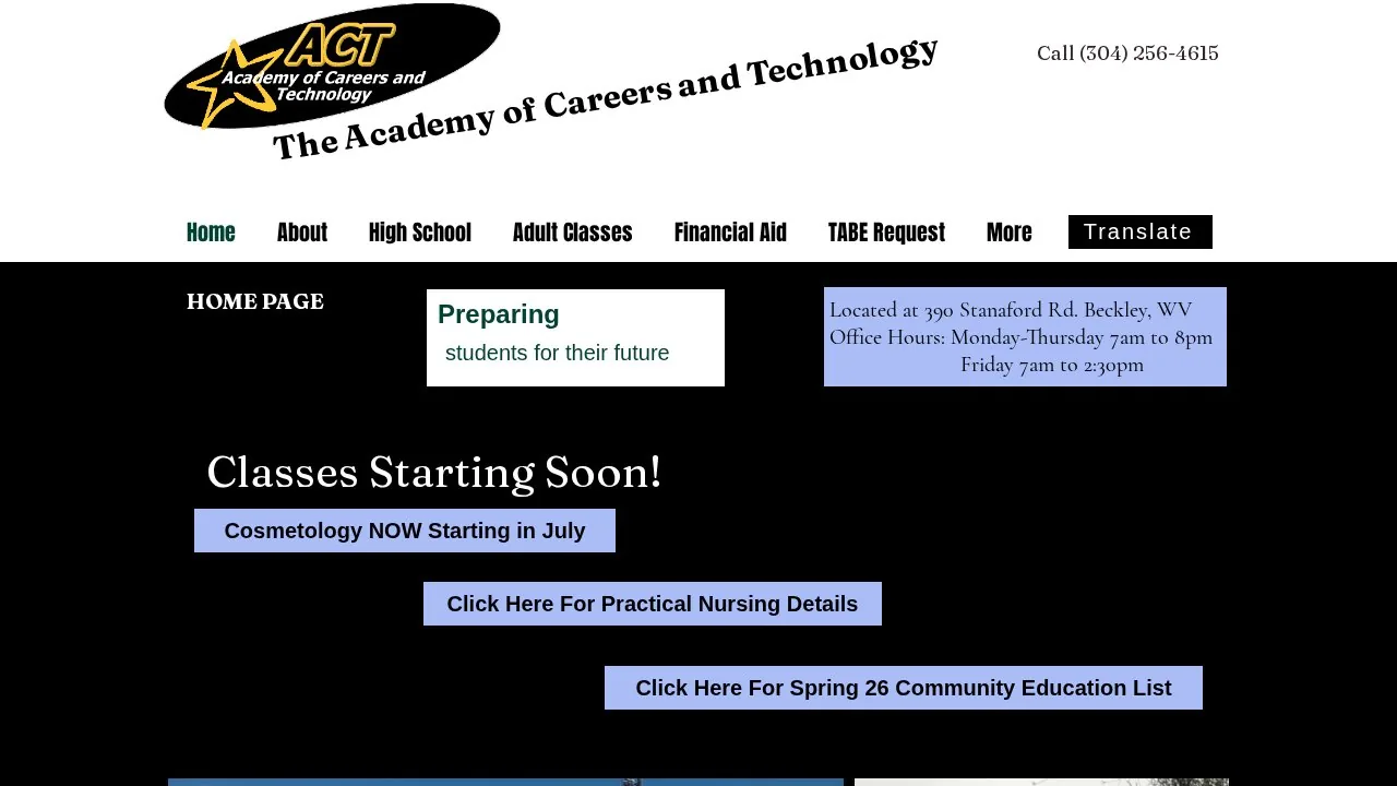 Academy Of Careers And Technology campus