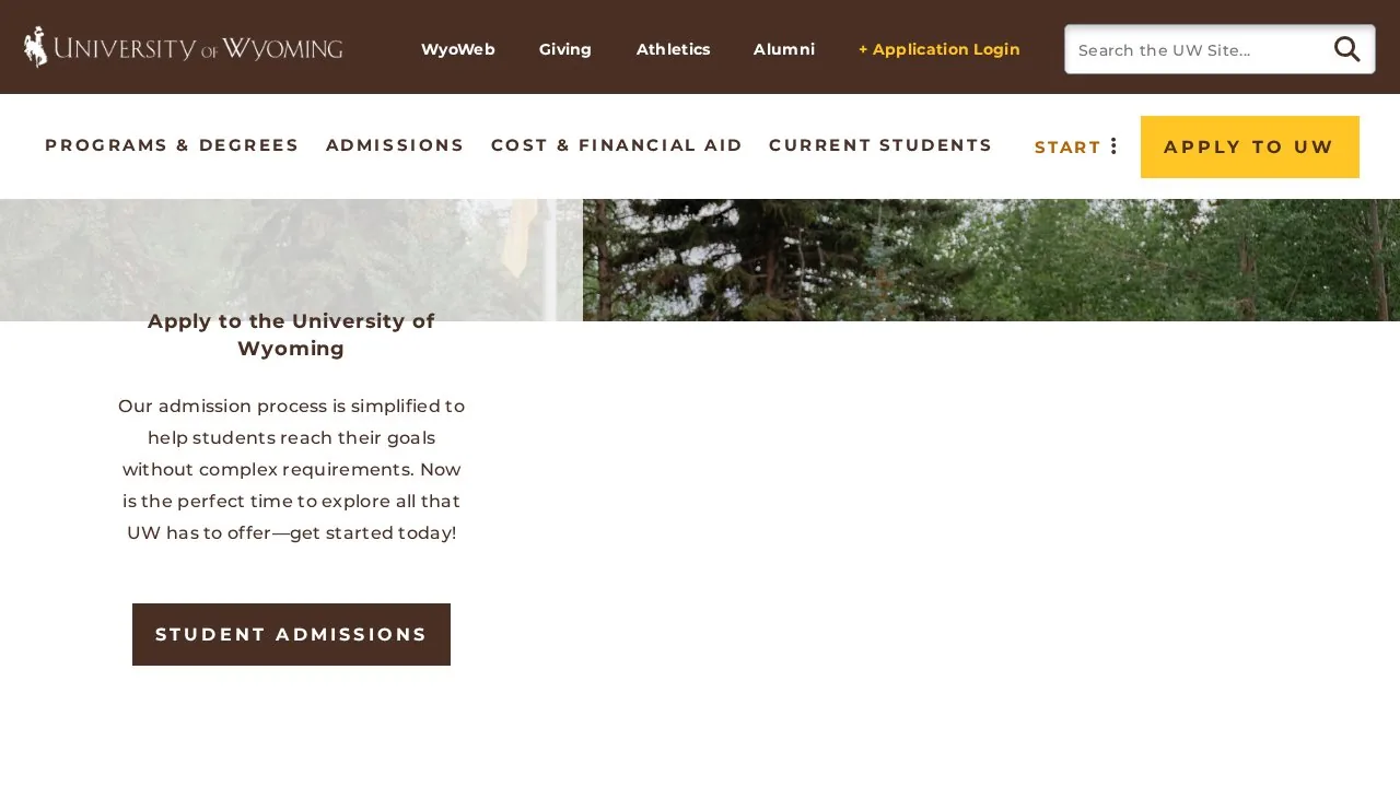 University of Wyoming campus