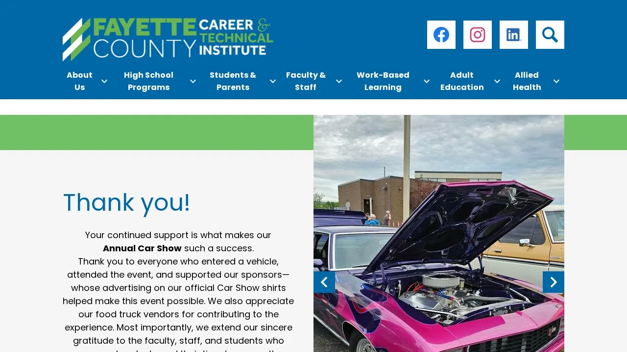 Fayette County Career And Technical Institute Practical Nursing Program campus
