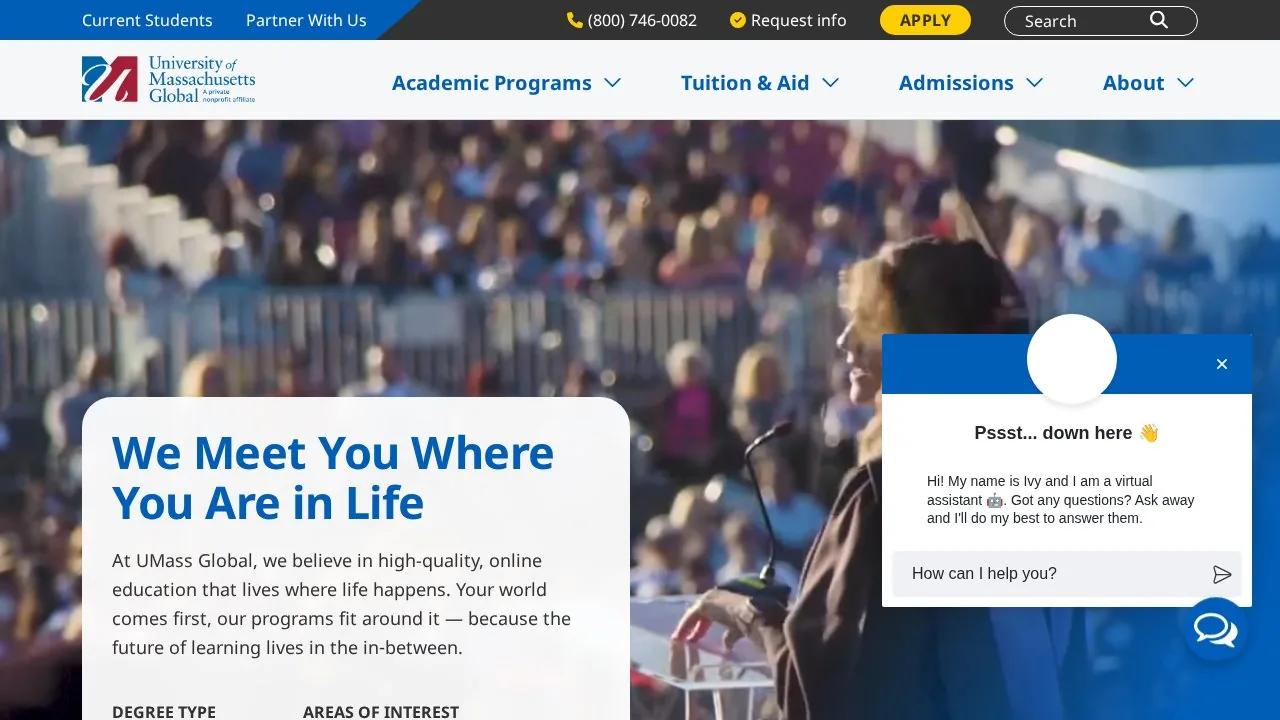 University Of Massachusetts Global campus