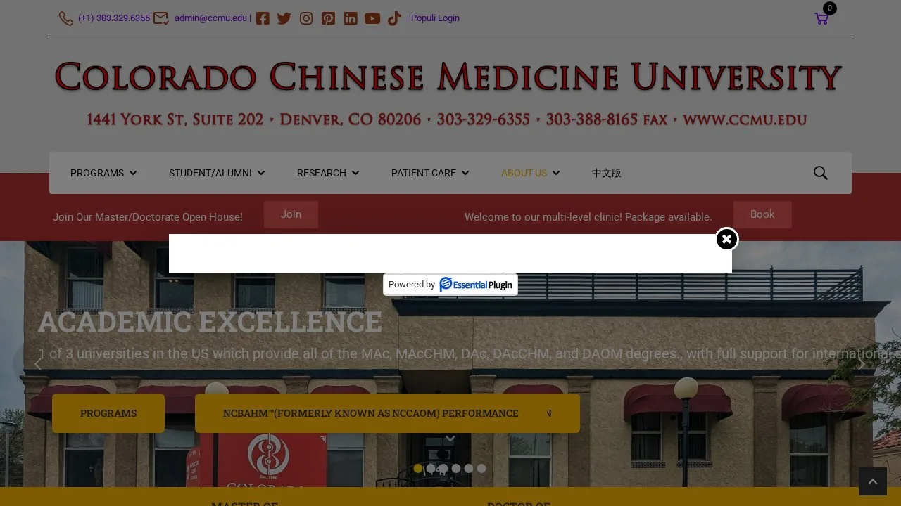 Colorado Chinese Medicine University campus