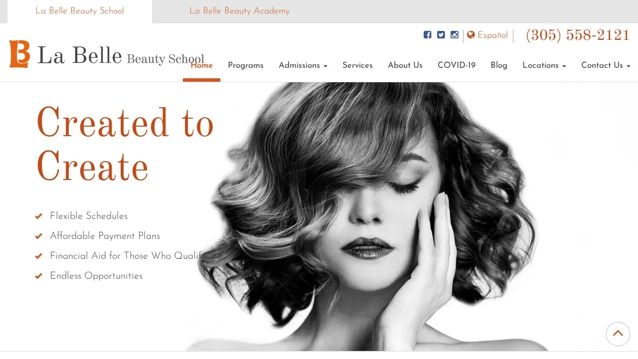La Belle Beauty Academy campus