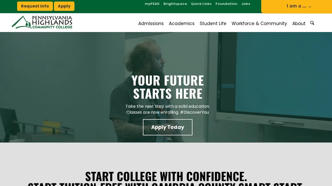 Pennsylvania Highlands Community College campus