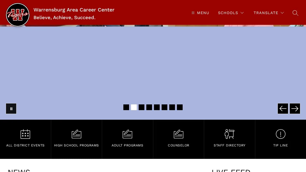 Warrensburg Area Career Center campus