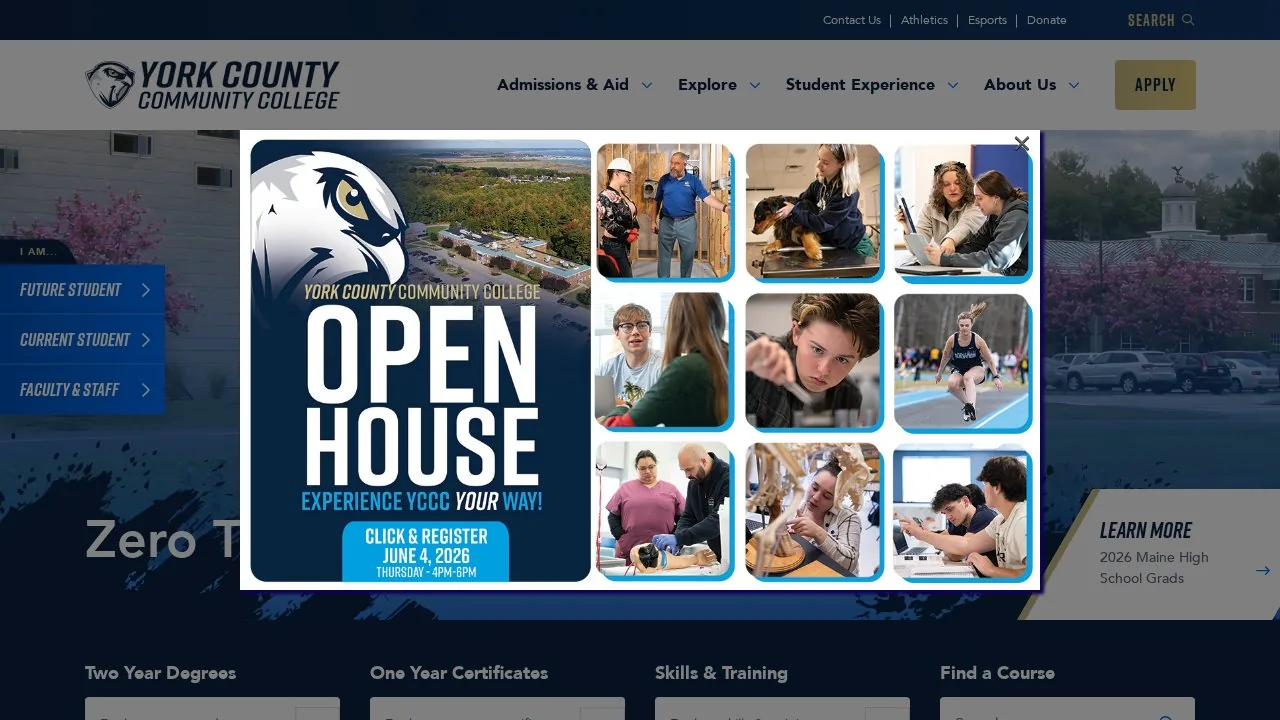 York County Community College campus